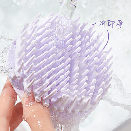Silicone Hair Cleaning Brush, Head Scaler for Shampoo, Professional Hair Brush for Washing Head, Shampoo Comb, Clean Scalp Comb for Women
