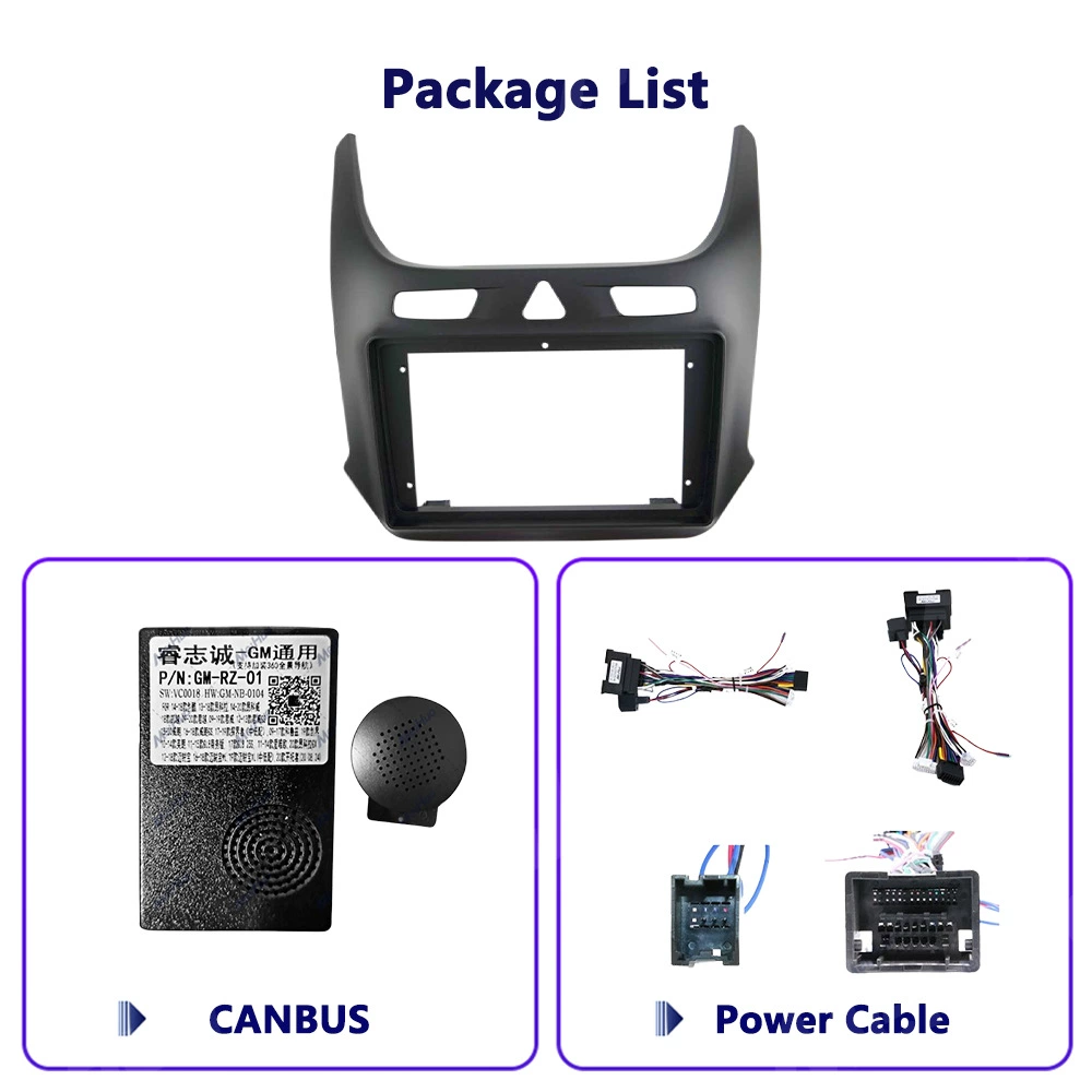 Suitable for 16-18 Chevrolet Android large screen navigation face frame set frame wire protocol panel