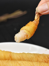 亚洲渔港黄金面线虾海鲜陆战队千丝万缕虾油炸小食一盒10只