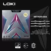 LOKI Тор Артур азиатская ракетка для настольного тенниса резиновая клейкая высокая эластичная губка
