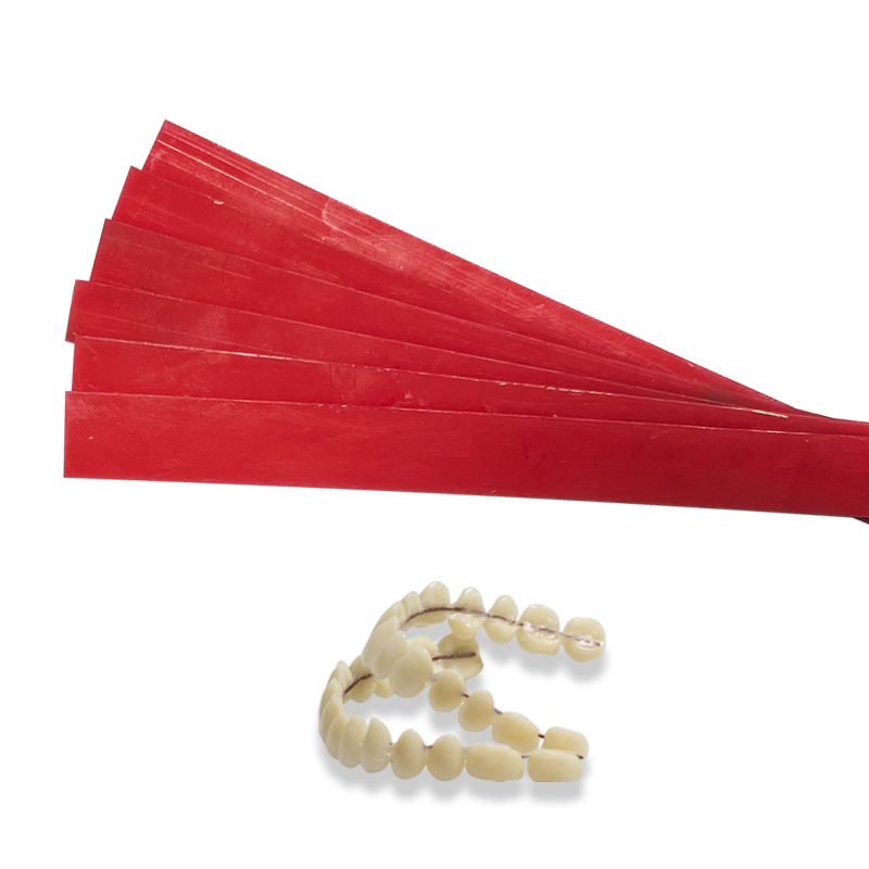 Tabletas de cera roja de uso común en odontología, piezas de cera roja de verano, piezas de cera grandes, modelos de dientes, placas de cera grandes, placas de cera roja, placas de cera