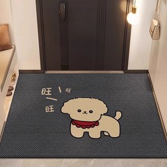 玄関ドアフロアマット、玄関靴交換エリア、クリスタルベルベットフロアマット、家庭用汚れ防止、お手入れ簡単フロアマット、ドア滑り止めマット