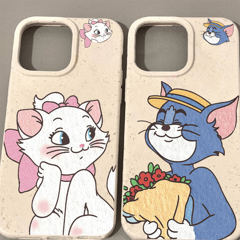 Mary Tom iPhone16promax Phone Case iPhone15 Cartoon 14 Couple 12 Explosions xs/x