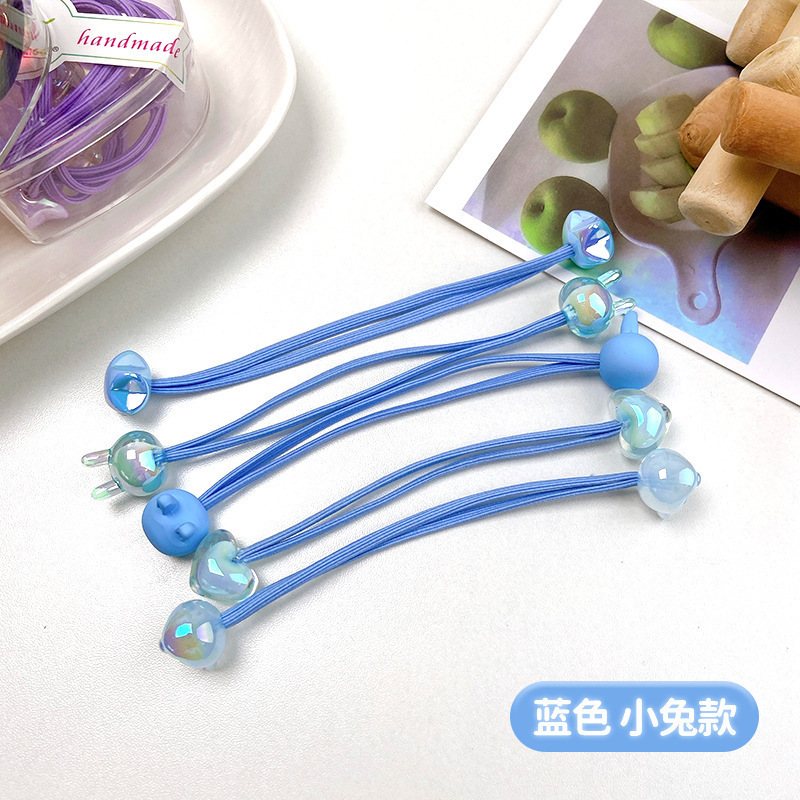 Banda de goma para niños de alta elasticidad no duele el cabello cuerda de cabello largo lindo bebé banda de pelo lazo banda de goma para el cabello tocado accesorios para el cabello