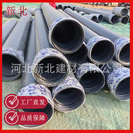 PVC-U双层轴向中空壁管dn600sn12.5塑料管排水管东宏管现货工厂直
