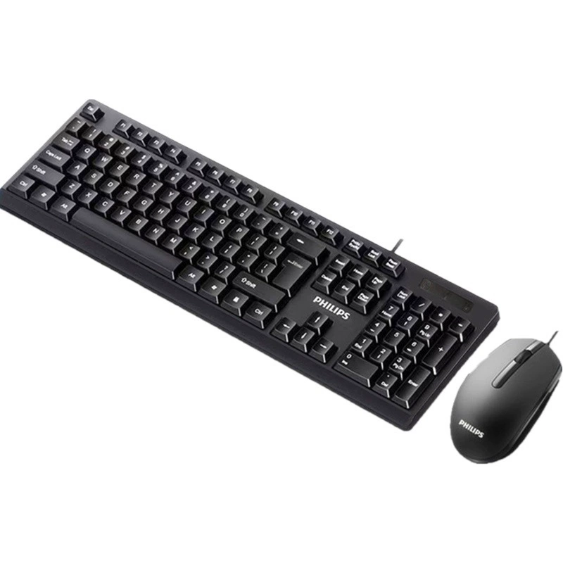 Подлинная клавиатура и мышь набор Philips для домашнего офиса настольный ноутбук USB проводная клавиатура мышь 2025 новый продукт