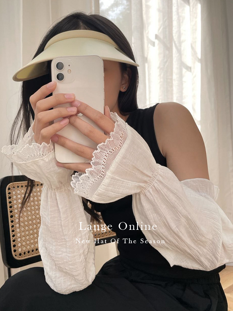 Japanese cotton-linen style sun protection sleeve covers for women, summer ice sleeves, versatile, loose fit, large size, thin protective sleeves, breathable sleeve covers