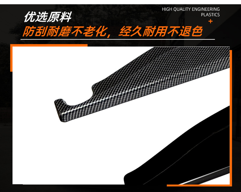Suitable for Bmw M3 G80 G81 2021+ Mp Model Side Skirt Spoiler Surround Exterior Decoration Cross-Border Modification Accessories