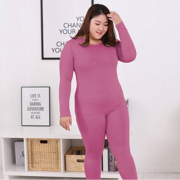 Mayorista calentamiento ropa interior de mujer de color sólido grasa MM aumento de peso pantalones de abrigo de tamaño grande rascar cabello delgado de terciopelo de siete colores 240 jin