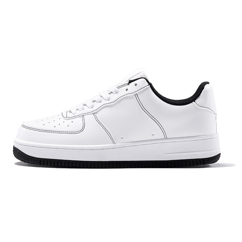 エアフォースワン AF1 ピュアホワイト ロートップ クラシック ウィートカラー 耐久性 オフィススニーカー カジュアル ホワイトシューズ 紳士靴 婦人靴 aj1|undefined