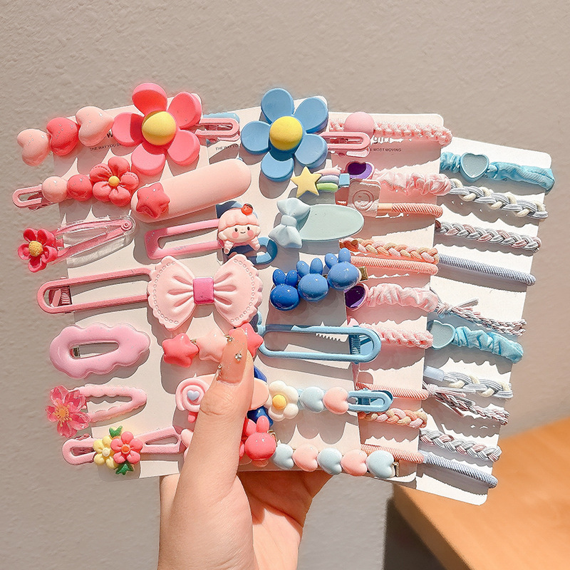 2024 nuevo clip BB de color lindo clip de cabello de boca de pato chica lateral clip de frange para niños tocado tarjeta de cabello rotura