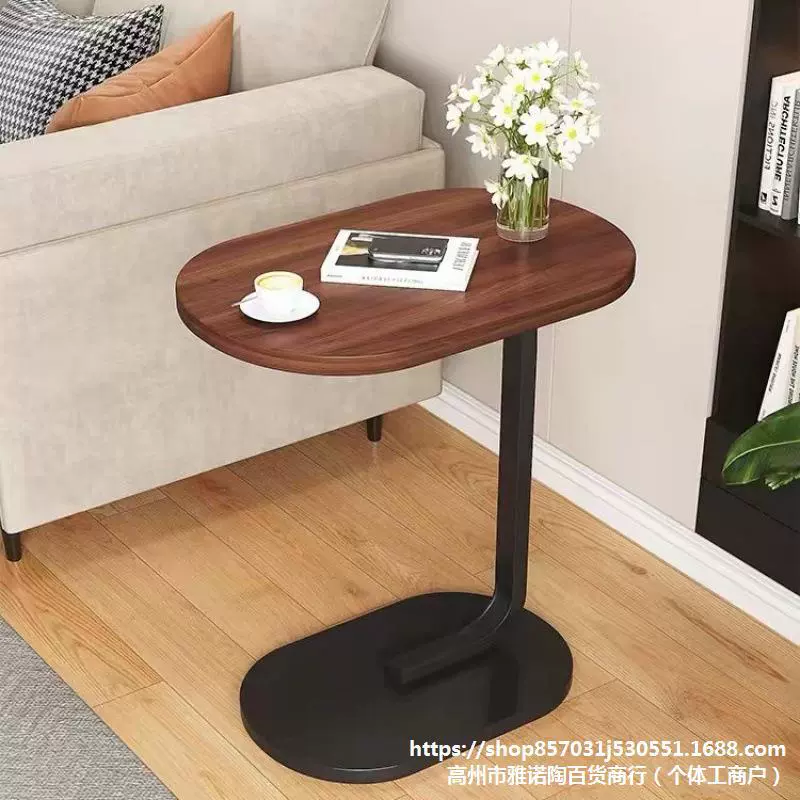 Журнальный столик, гостиная, приставной столик для дивана, современный простой домашний балкон для небольшой квартиры, угловой столик для спальни в скандинавском стиле, небольшой прикроватный столик