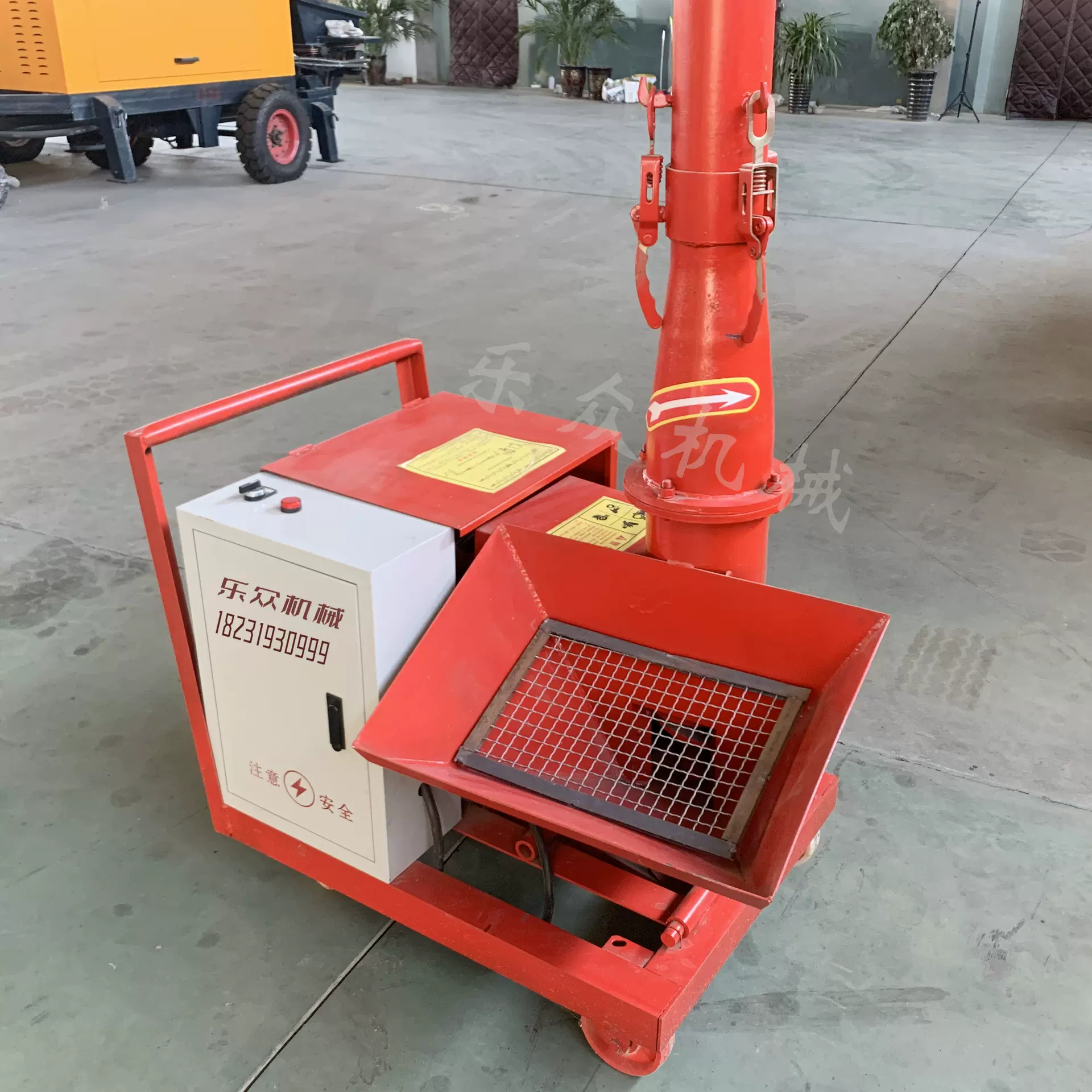 小型二次构造柱上料机 二次结构浇筑机 螺旋式细石混凝土输送泵