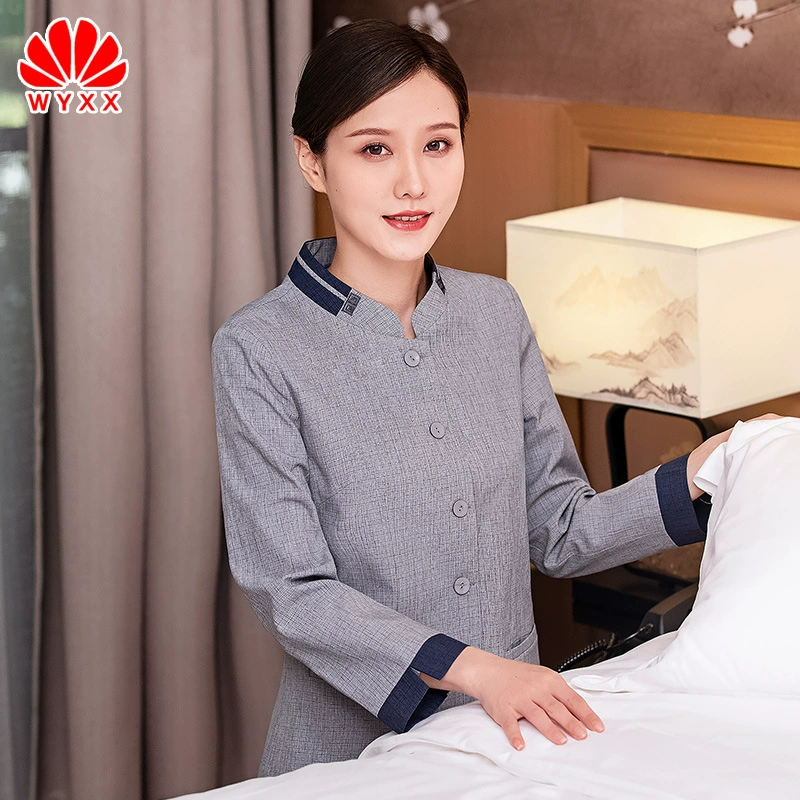 Уборка тетя рабочая одежда с длинным рукавом женская осенняя и зимняя одежда собственность больницы Отель PA отель уборщик костюм