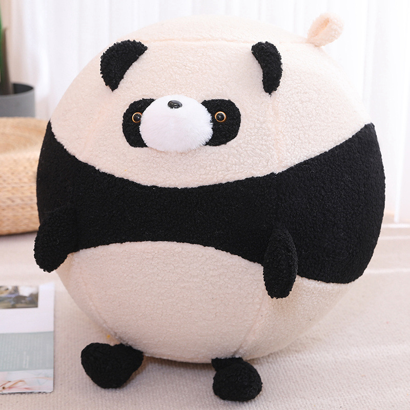 Bola de yoga perezoso sofá Panda muñeca de peluche bola elástica almohada taburete lindo esférico sala de estar decoración femenina