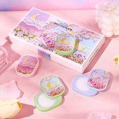 Charming point fresh fragrance flower season solid balm set, long-lasting fragrance, refill the fragrance at any time, unisex, easy to carry, alcohol-free
