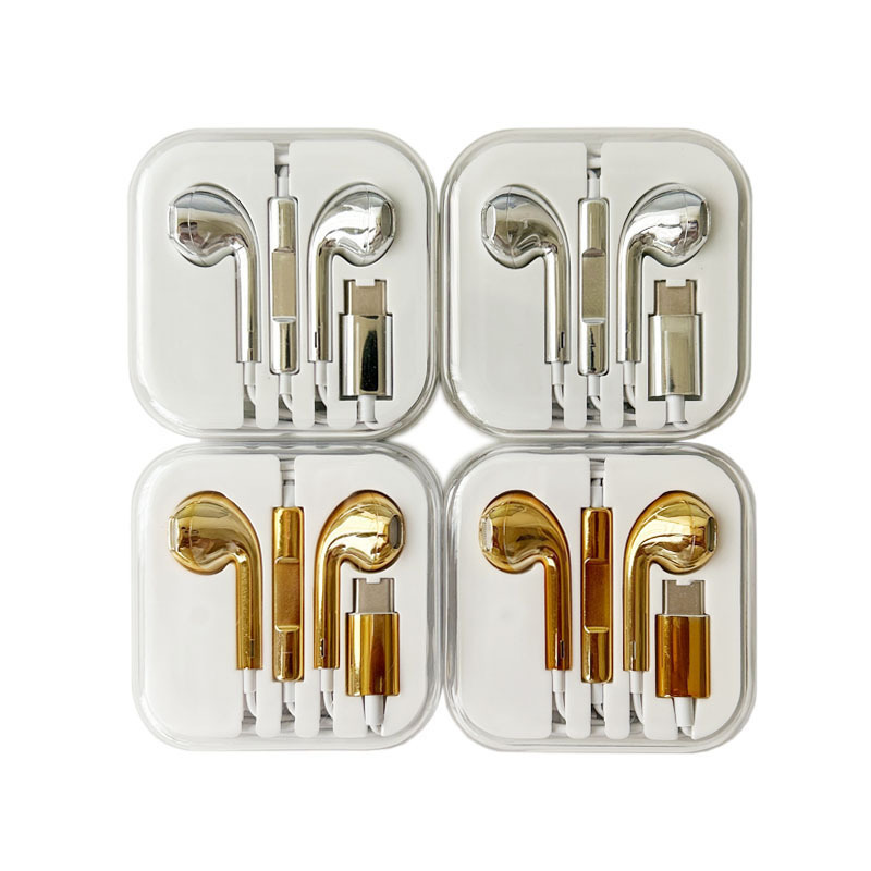 Suitable for Apple 17 Electroplated Headphones with In-Ear Wired Control for Android Phones, Digital Decoding, Call and Gaming Headphones Suitable for Apple 17 Electroplated Headphones with In-Ear Wired Control for Android Phones, Digital Decoding, Call and Gaming Headphones