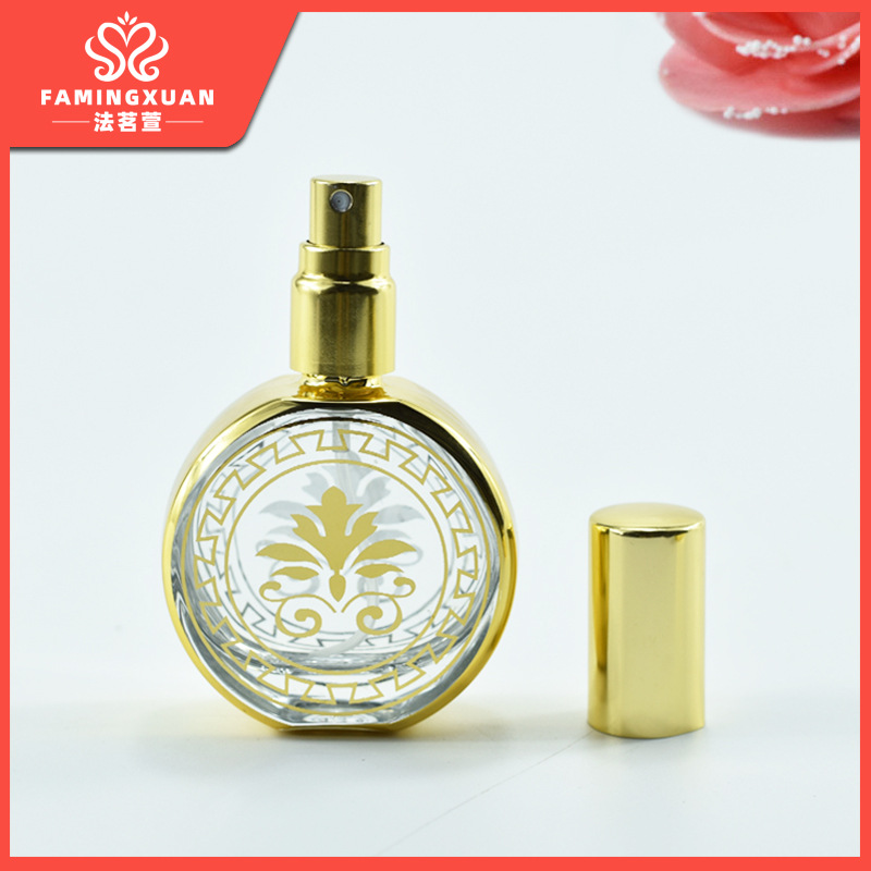 Faimingxuan sub-embalaje botella vacía botella de vidrio botella de perfume a granel 20ML giling spray de vidrio perfume botella vacía