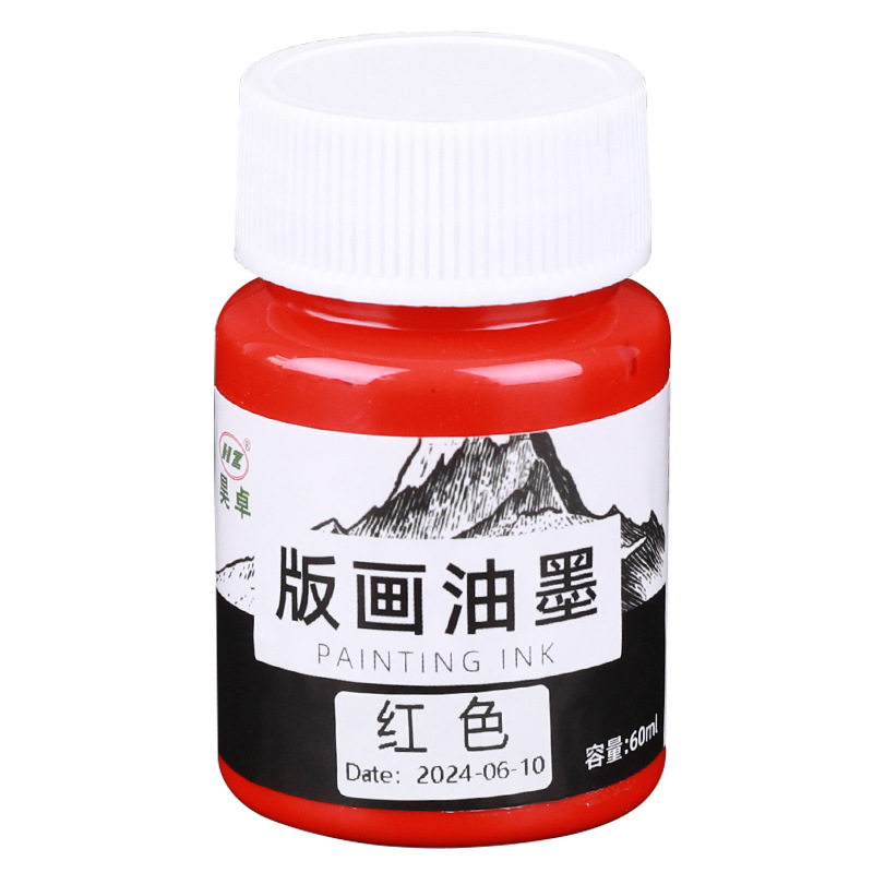 Pintura especial para pintura de madera, tinta de impresión, herramientas de impresión de topografía, placa de impresión, rodillos de madera al por mayor