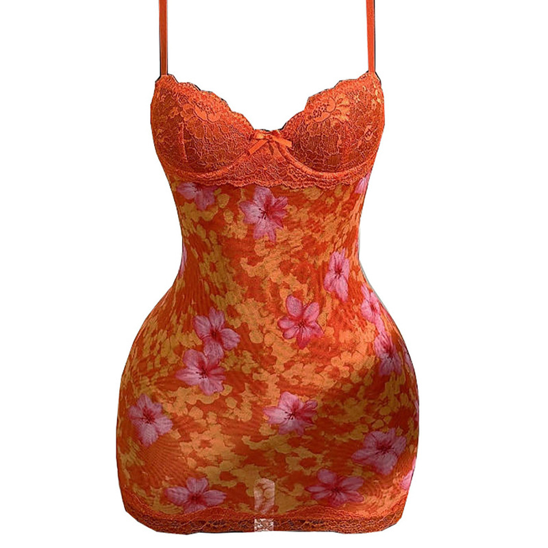 2026 European and American Cross-Border Floral Lace Suspender Dress Aliexpress Sexy Mini Skirt Foreign Trade Women's Dress 2026 European and American Cross-Border Floral Lace Suspender Dress Aliexpress Sexy Mini Skirt Foreign Trade Women's Dress