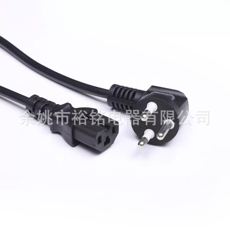 Thai Plug Tis 166-2549 Thai 3-Pin Power Cord 3 * 0.75 Square with Iec 320 C15