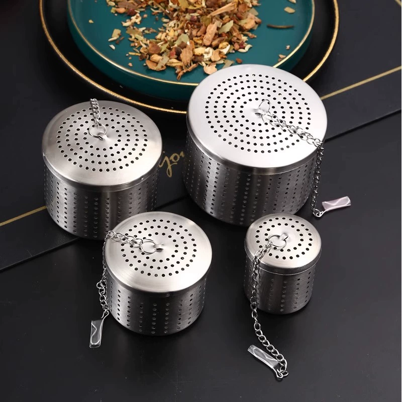 304 из нержавеющей стали в форме барабана приправы в горячем горшке для супа