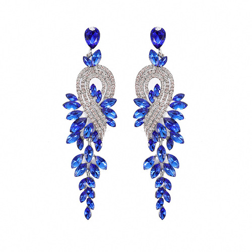  New Pair of Exaggerated Retro Earrings Multi-Color Optional Phoenix Pattern Fashion Hot Sale New Year Earrings