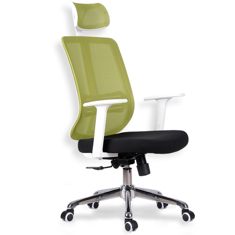 Modern Minimalist High-Back Swivel Adjustable Ergonomic Fabric Mesh Office Chair with 3D Armrests