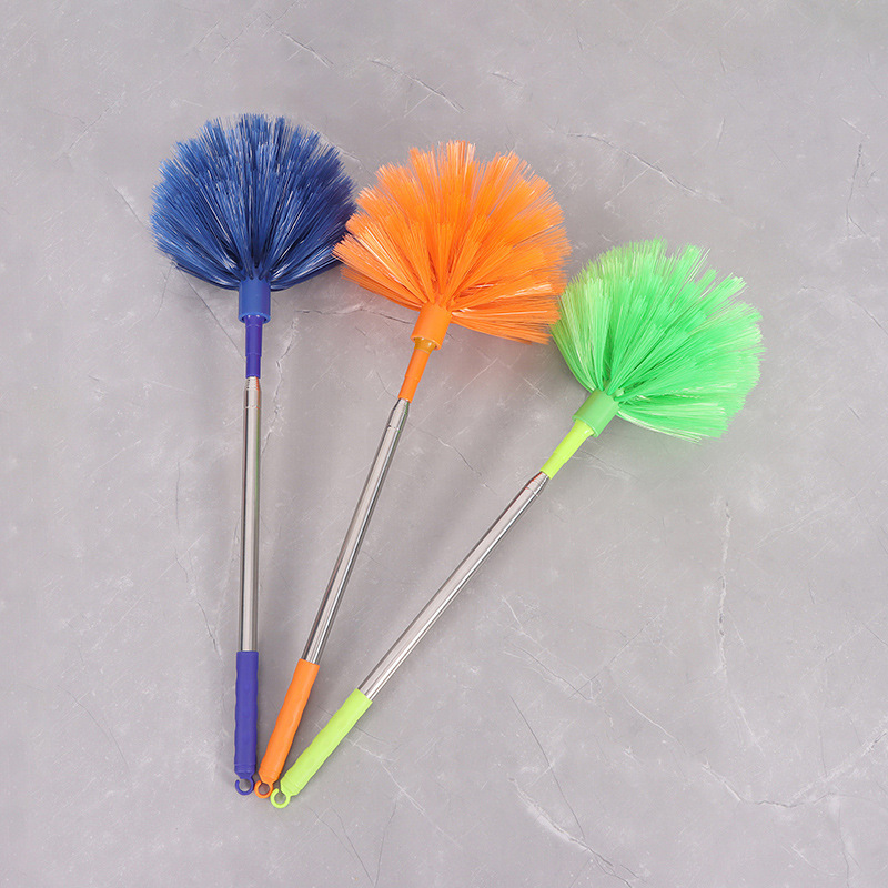 Household Retractable Extended Broom for Cleaning Spider Webs, Ceiling Dust Removal Duster, Multifunctional Dust Brush Household Retractable Extended Broom for Cleaning Spider Webs, Ceiling Dust Removal Duster, Multifunctional Dust Brush
