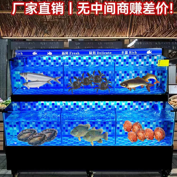 Задний фильтр для аквариума, мобильный бассейн для морепродуктов, коммерческий супермаркет, резервуар для ресторана, специальная холодильная установка, интегрированный магазин водных продуктов, моллюски