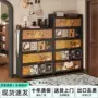 家用大容量钢制楼道鞋柜