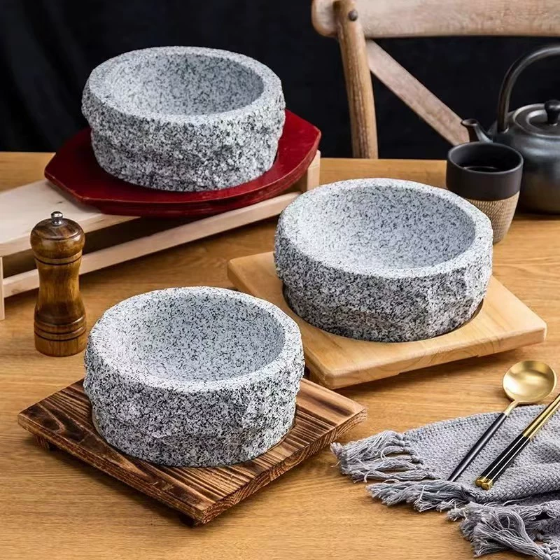 Юньхайский мастерские изделия каменные горшки, каменные миски корейские миски bibbly bibblite, коммерческая жареная барбекю загустевшее домашнее рагу оптом