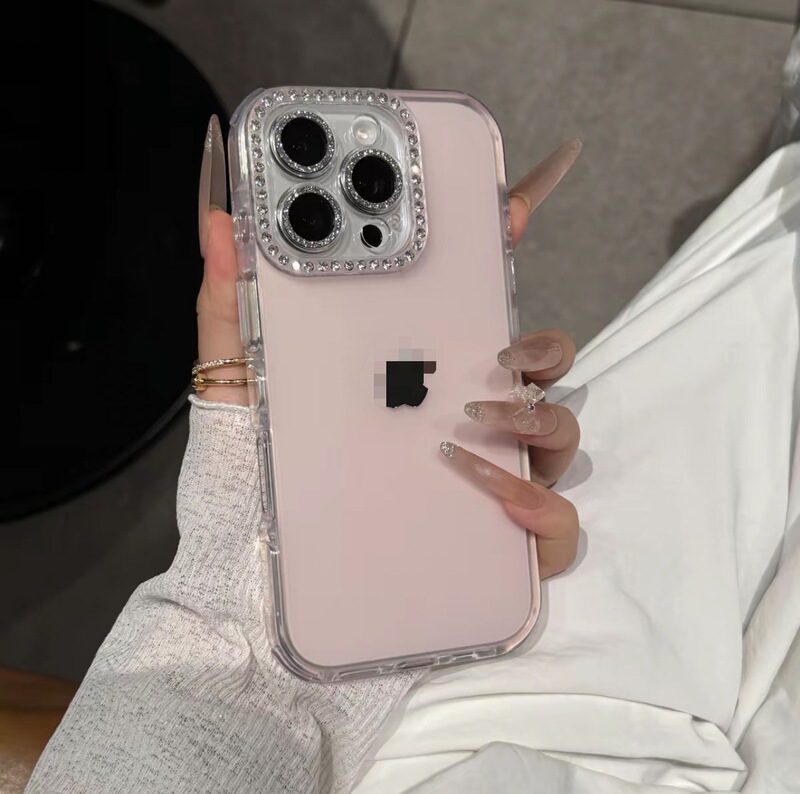 ins高颜值果冻KT猫边框适用苹果16promax手机壳iphone15全包13/14|undefined