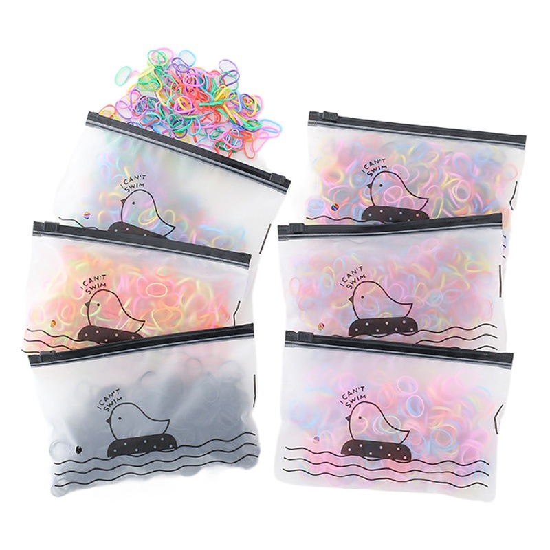 Corbata de pelo para niños de estilo coreano banda de goma desechable para bebés para niñas cuerda de cabello pequeña cuerda de cabello fresca banda de cabello accesorios para el cabello