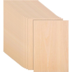 Custom Bulk Rectangular Heart Unfinished Thin Craft Wood Plywood Laser Cut Model Machining Plywood