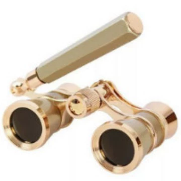 Заводская прямая оптическая цельнометаллическая бинокль 3x25 с ручкой