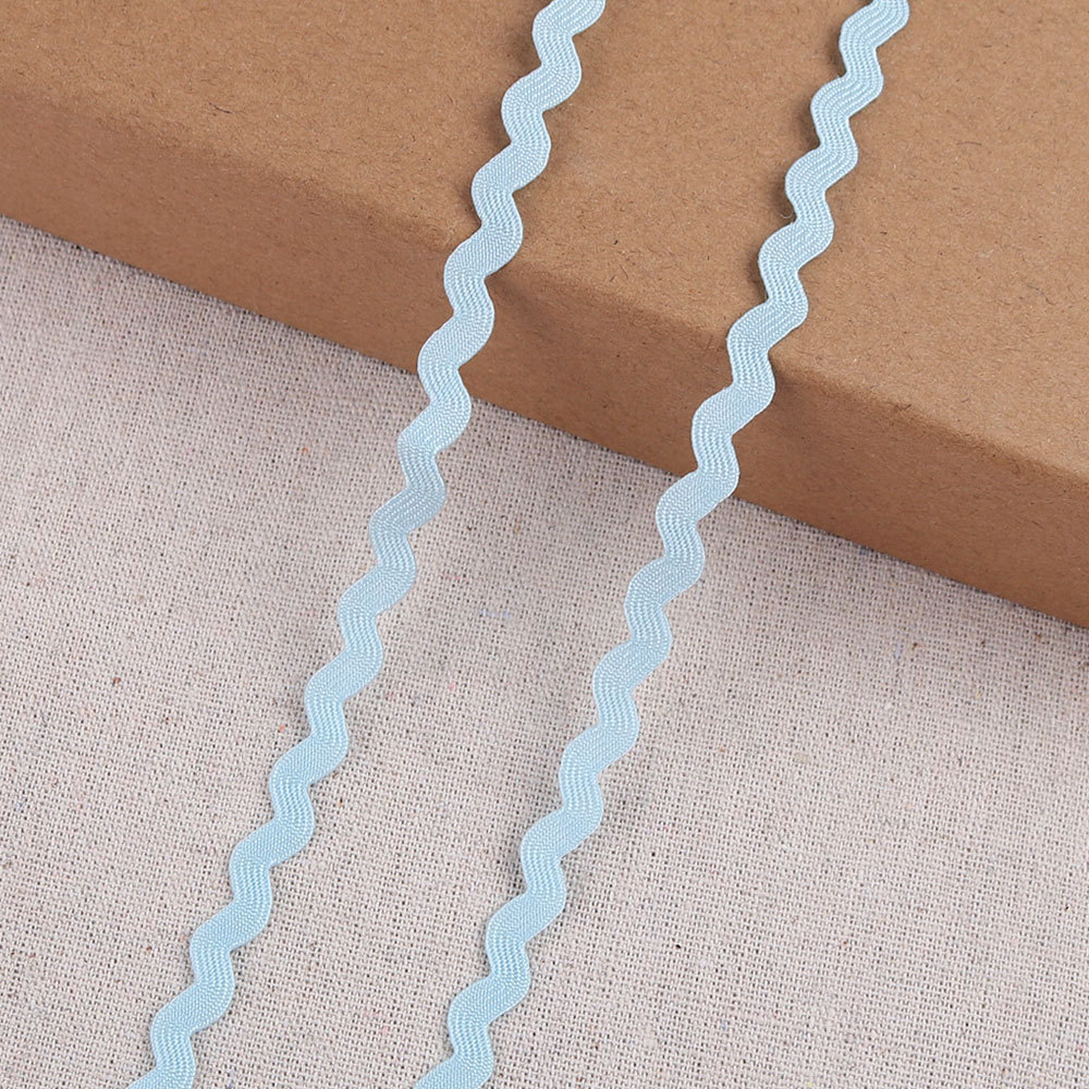 Cinta de polipropileno en S de 5mm, embalaje de regalo, cinta ondulada de color para el hogar, cinta de borde curvo al por mayor