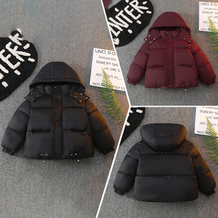 863 children's new western style padded hooded cotton-padded jacket warm high collar cotton-padded jacket coat winter cotton-padded jacket foreign trade