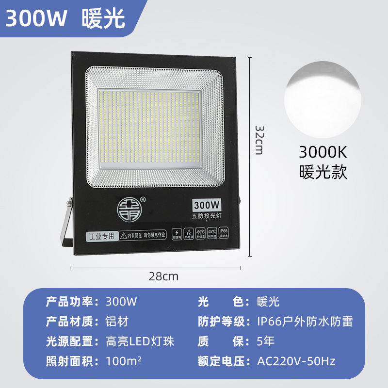 300w warm light [smart led chip]