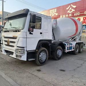 Howo 14 kubmetrlik betonqarışdıran avtomobil, 12 kubmetrlik sement tankeri