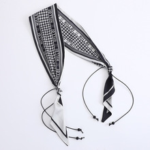 2025新款丝巾编织腰绳配饰女波西米亚民族风腰带连衣裙配饰腰链