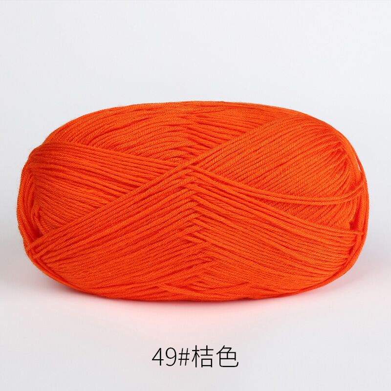 49 오렌지*32S*라이트 러쉬*6*코튼 클리어