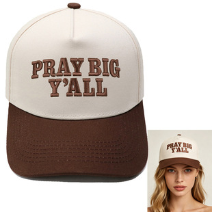 �羳PRAY BIG Y&rsquo;ALL��܇˾�Cñ���w�̽��͹�ƴɫ����ñ��Ů���e