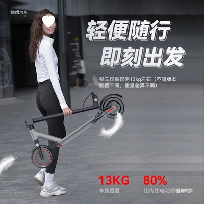 and portable, designed for women — Qatlanan elektrik skuterlər
