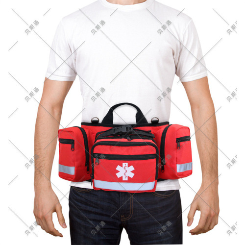 Cross-border Amazon new product outdoor earthquake relief natural disaster rescue medicine storage waist bag medical first aid kit