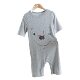 Children's jumpsuit spring and summer modal pajamas thin long sleeve baby air conditioning clothing boys and girls Anti-kick sleeping bag
