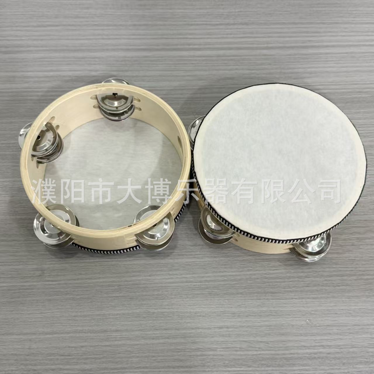 Instrumento de percusión Orff pandereta de doble fila 4 pulgadas 6 pulgadas 7 pulgadas 8 pulgadas 10 pulgadas tambor de mano tambor súper fuerte image 25