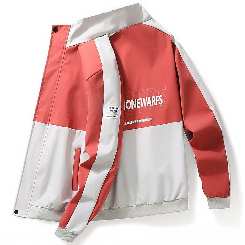 Men's Jacket Spring and Autumn 2025 New Casual Versatile Stylish Jacket Men's Korean Version Trendy Fleece Winter Top
