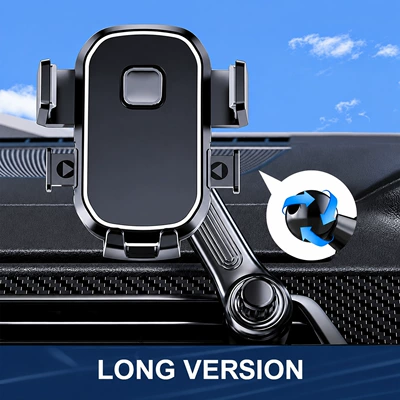 Car phone holder Vent, Extended Version, 2026 New - cross-border-bestseller-extended-lengthwindproof-design-one-click-locking-no-rattling