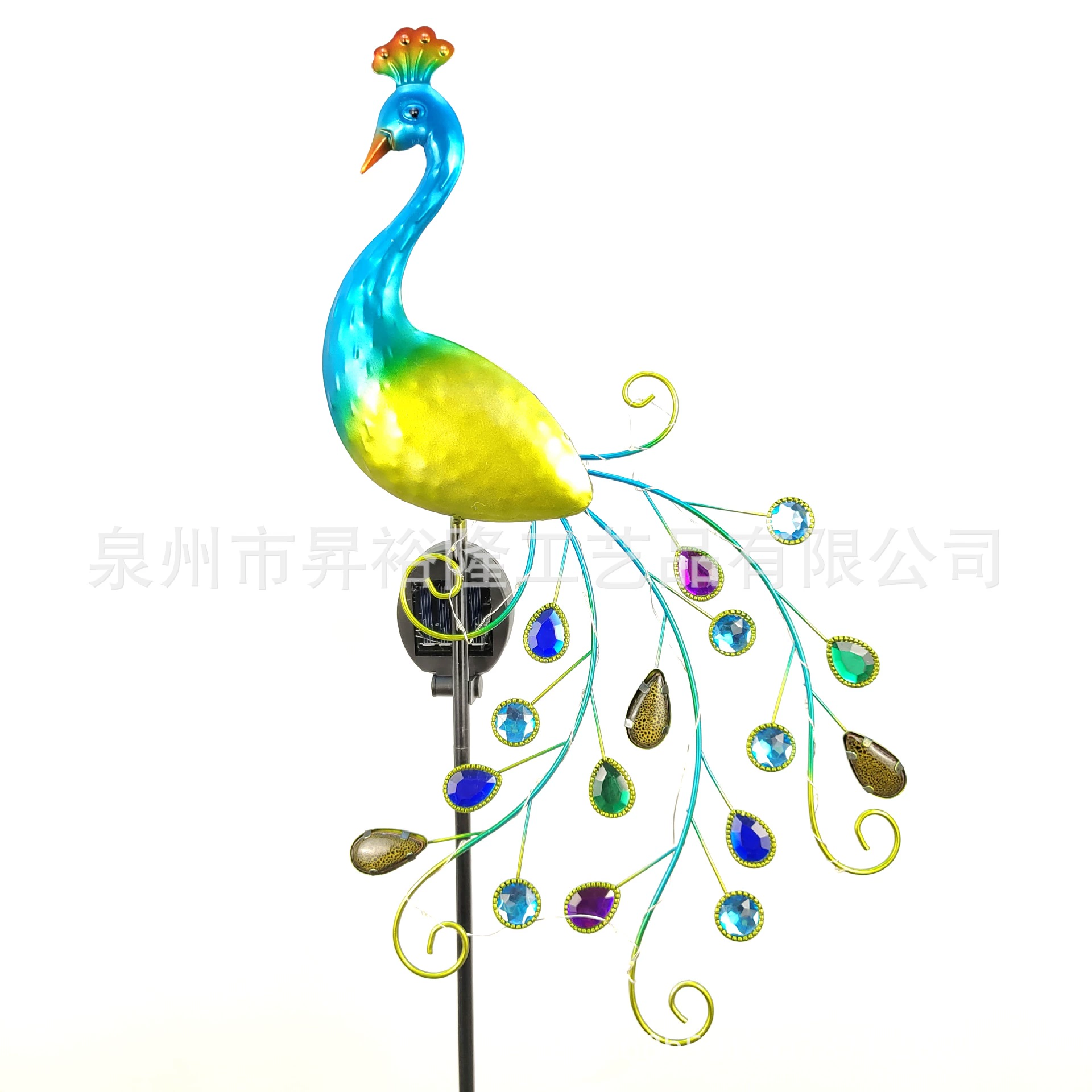 Павлин акриловое алмазное перо обмотка лампы линия Солнечная лампа павлина открытый Солнечный сад трещина мяч газонная лампа